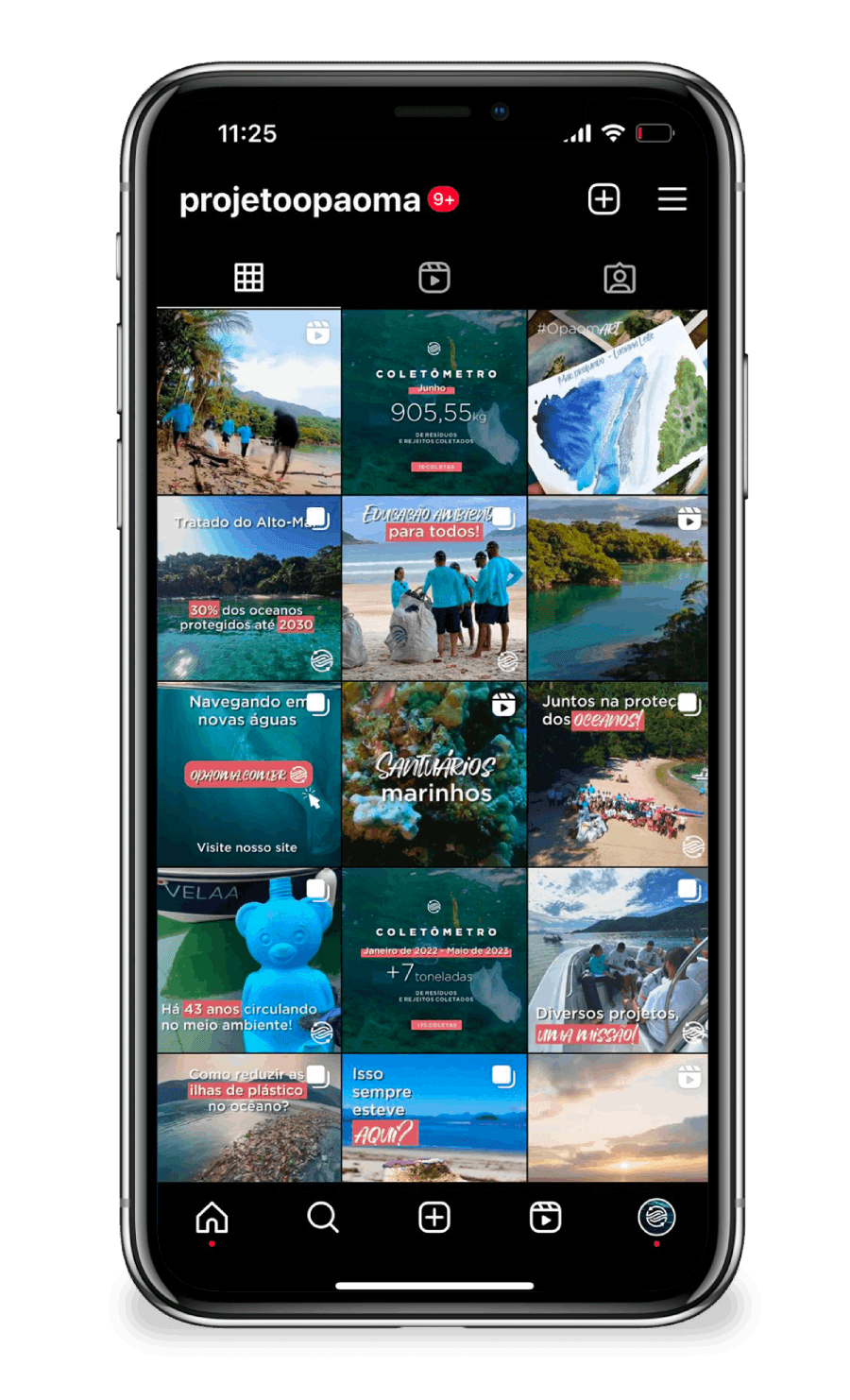Instagram do Projeto Opaoma